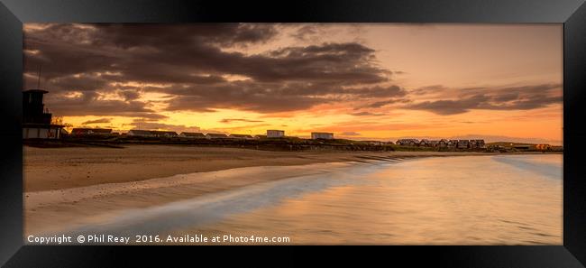 Blyth beach, Northumberland Framed Print by Phil Reay