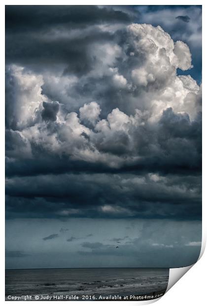 Stormy Weather Print by Judy Hall-Folde