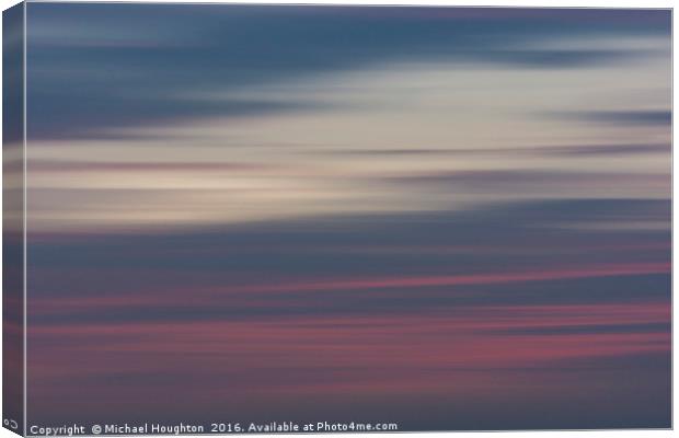Pastel Sunset Canvas Print by Michael Houghton