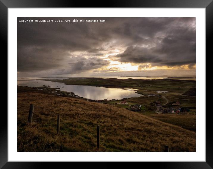 Shetland  Framed Mounted Print by Lynn Bolt