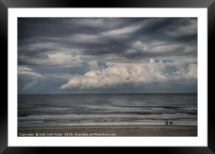 Between the Storms Framed Mounted Print by Judy Hall-Folde