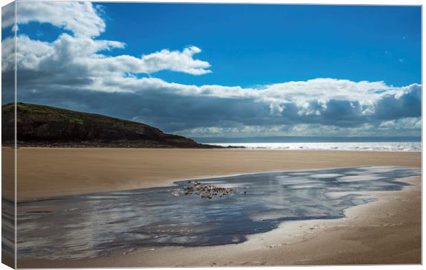 Dunraven Bay on the Glamorgan Coast south Wales Canvas Print by Nick Jenkins