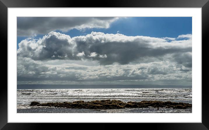 Sparkling Sea at Dunraven Bay Framed Mounted Print by Nick Jenkins