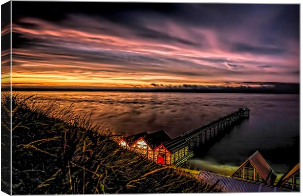 Saltburn Pier - the first and last on the NE coast Canvas Print by Paul Welsh