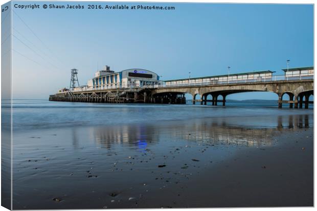 Bournemouth Pier Canvas Print by Shaun Jacobs