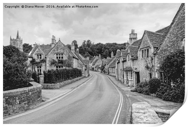  Castle Combe  Print by Diana Mower