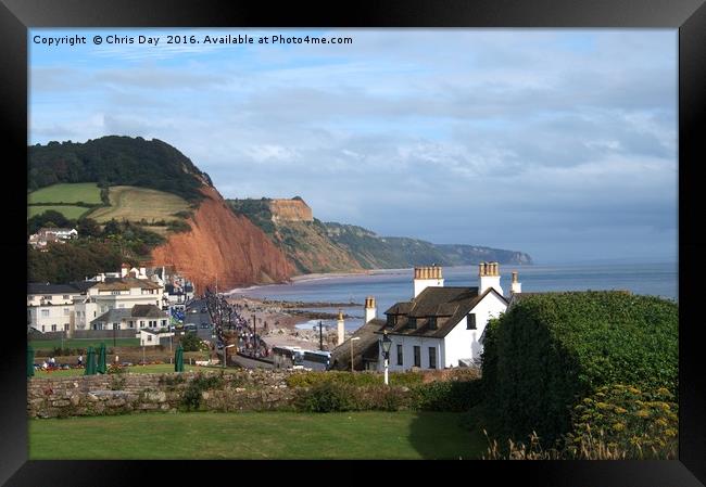 Sidmouth  Framed Print by Chris Day