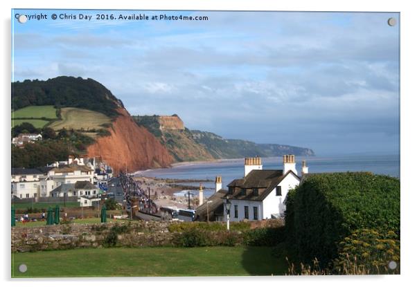 Sidmouth  Acrylic by Chris Day