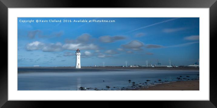 Perch Rock Lighthouse Framed Mounted Print by Kevin Clelland