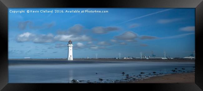 Perch Rock Lighthouse Framed Print by Kevin Clelland