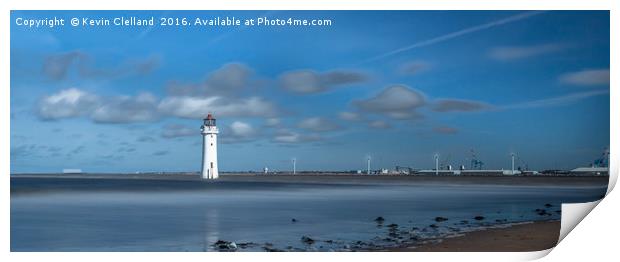 Perch Rock Lighthouse Print by Kevin Clelland