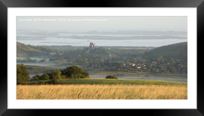 Misty Morning Framed Mounted Print by Phil Wareham