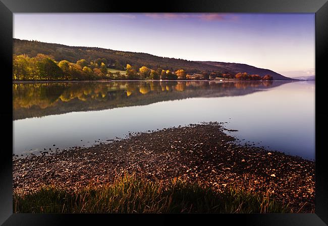 A quiet morning on Coniston Framed Print by Stephen Mole
