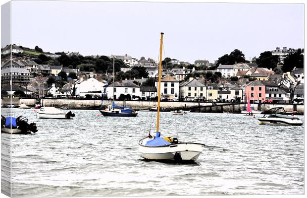 Appledore and Sea Canvas Print by Alexia Miles