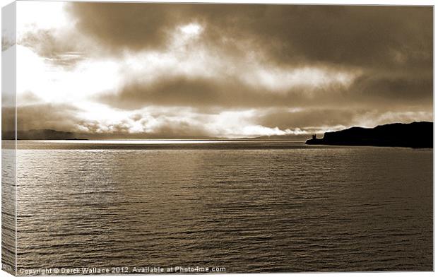 The Sound of Mull Canvas Print by Derek Wallace