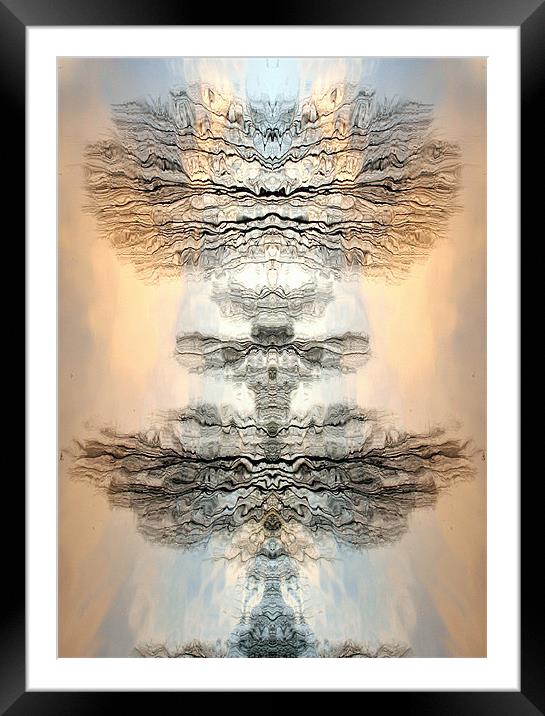 Artisitc, reflection, unique Framed Mounted Print by Raymond Gilbert