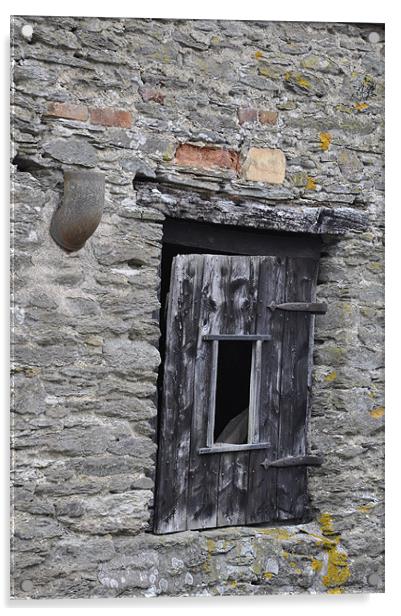 Barn Window Acrylic by Alexia Miles