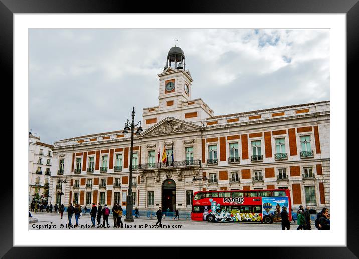House of the Post Office in Madrid Framed Mounted Print by Igor Krylov