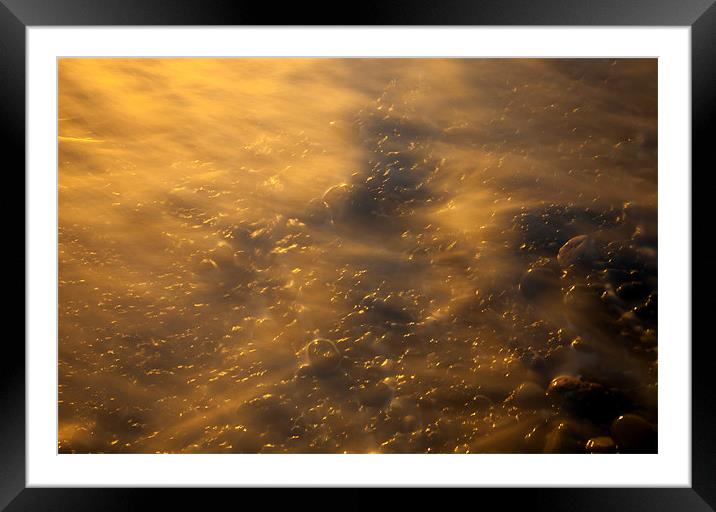 Golden Light Framed Mounted Print by Mike Dawson