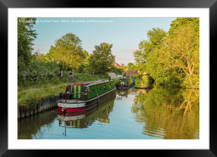 River Life Framed Mounted Print by Pauline Tims