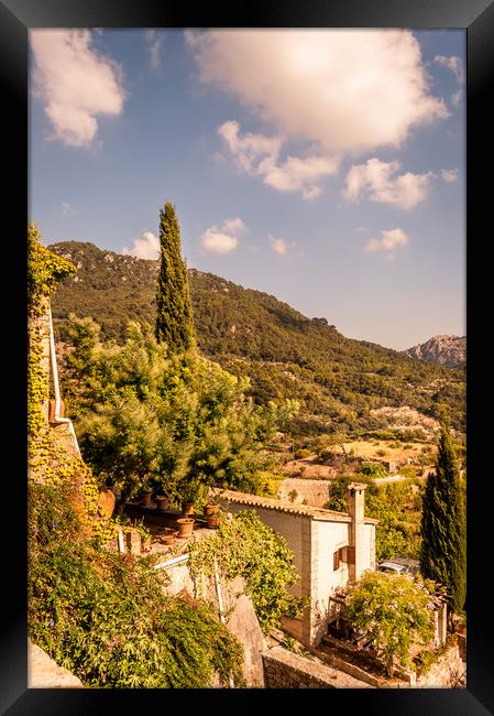 Monastery at Valldemossa View..... Framed Print by Naylor's Photography