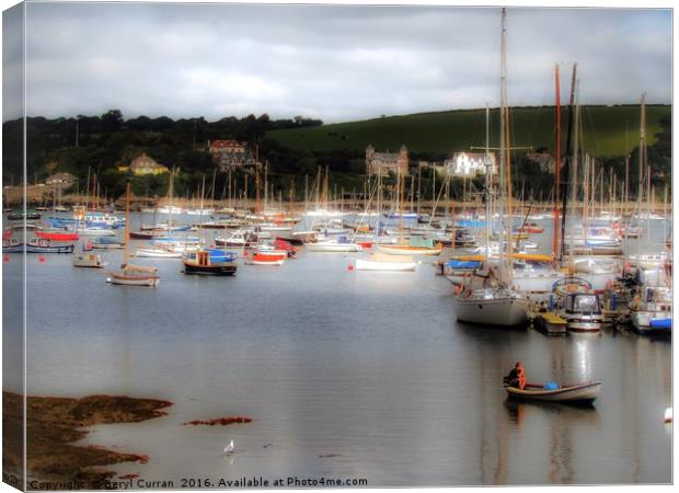 Serenity in Falmouth Canvas Print by Beryl Curran