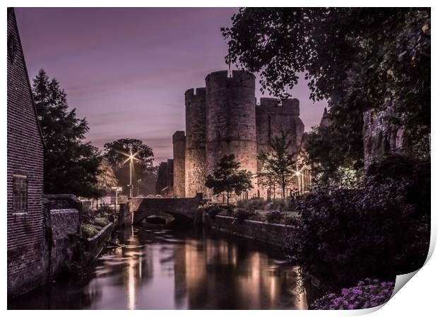 Westgate Towers, (canterbury, Kent) Print by Wayne Lytton