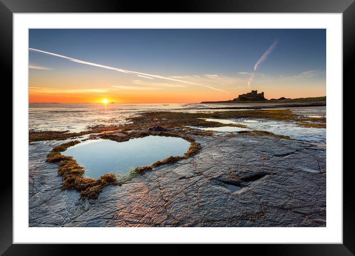 Heart of the North - Bamburgh Framed Mounted Print by Paul Appleby