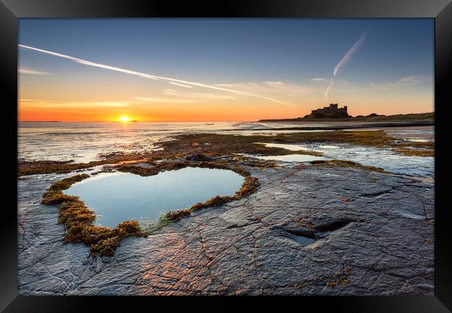 Heart of the North - Bamburgh Framed Print by Paul Appleby