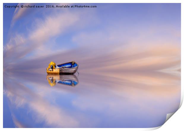 Reflections of Journeys Never Taken  Print by richard sayer
