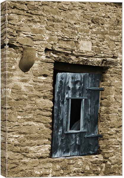 Old barn window Canvas Print by Alexia Miles