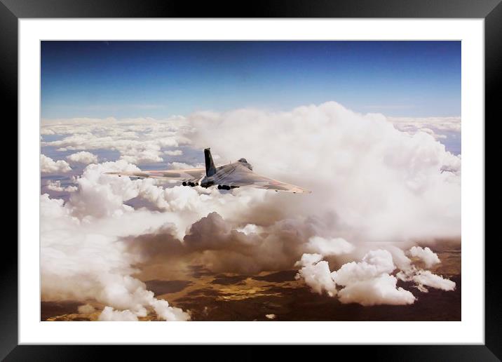 Vulcan Air Framed Mounted Print by J Biggadike