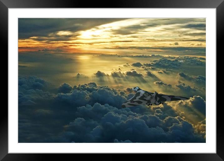Vulcan Cloudscape Framed Mounted Print by J Biggadike