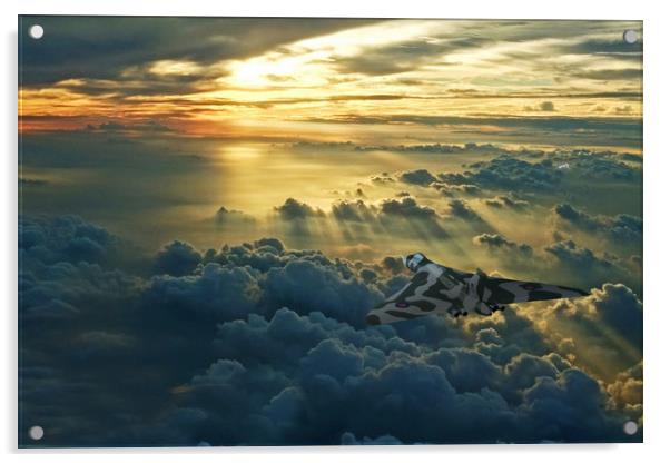 Vulcan Cloudscape Acrylic by J Biggadike