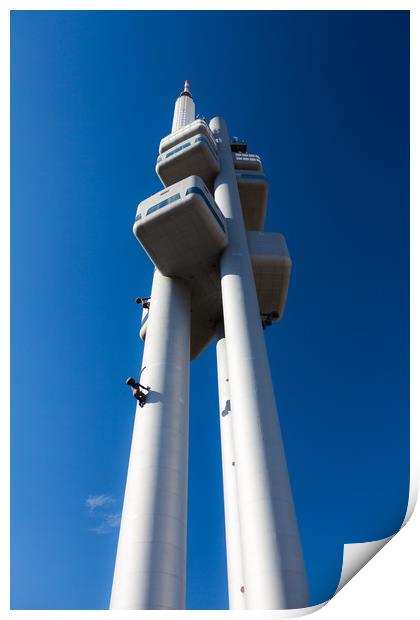 Žižkov Television Tower Print by James Buckle