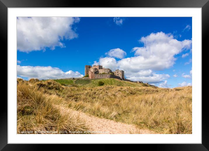Bamburgh Castle, Northumberland Framed Mounted Print by Colin Morgan