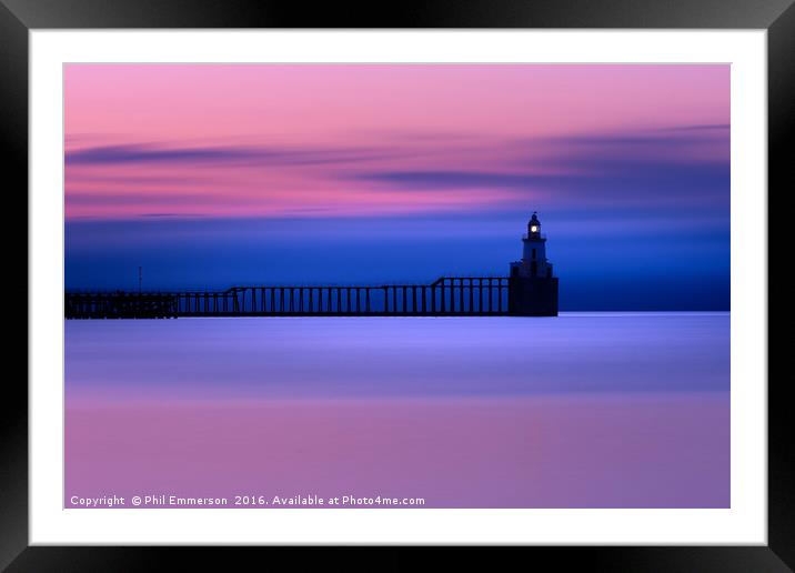 Purple Morning Framed Mounted Print by Phil Emmerson