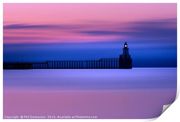 Purple Morning Print by Phil Emmerson