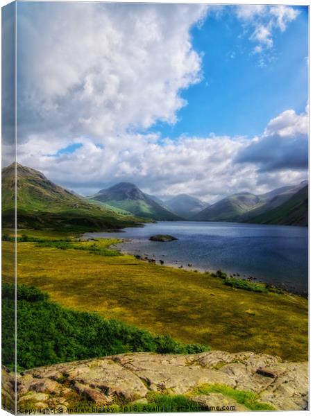 Wastwater Canvas Print by andrew blakey