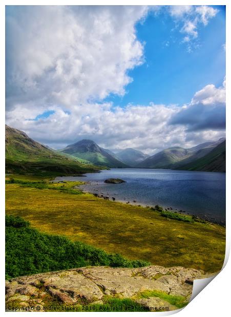 Wastwater Print by andrew blakey
