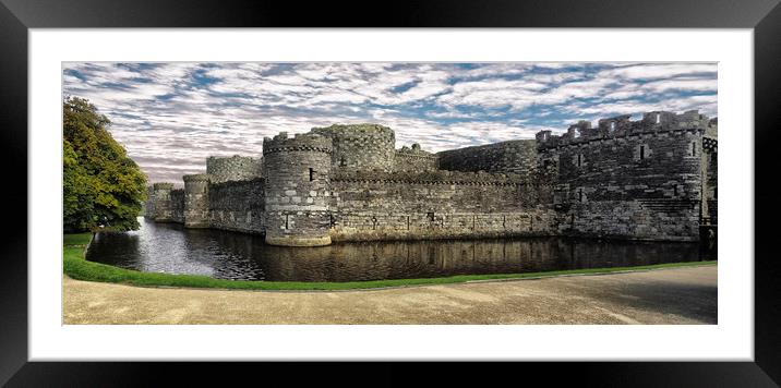 Beaumaris castle Framed Mounted Print by Rob Lester