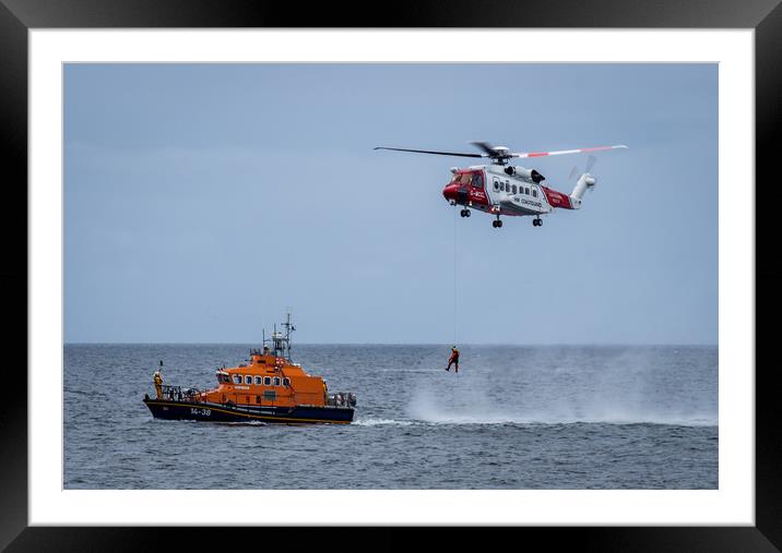 Search and Rescue Framed Mounted Print by Sam Smith