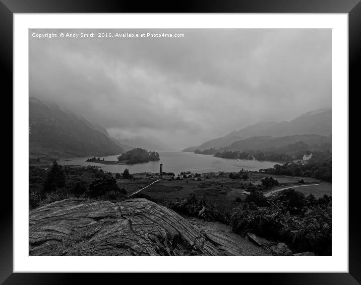 Loch Shiel           Framed Mounted Print by Andy Smith