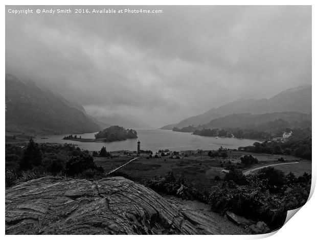 Loch Shiel           Print by Andy Smith