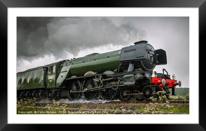 Flying Scotsman 60103 Framed Mounted Print by Colin Morgan