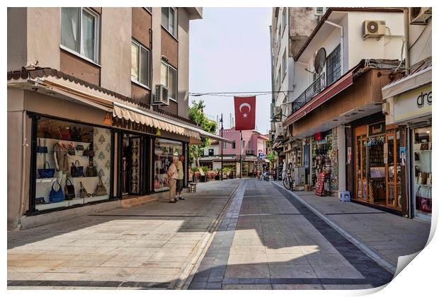 Turkish Street Print by Valerie Paterson