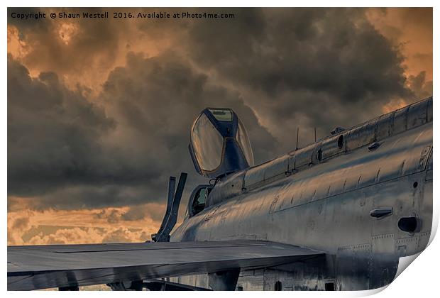 EE Lightning XR728 -  " At Days End " Print by Shaun Westell