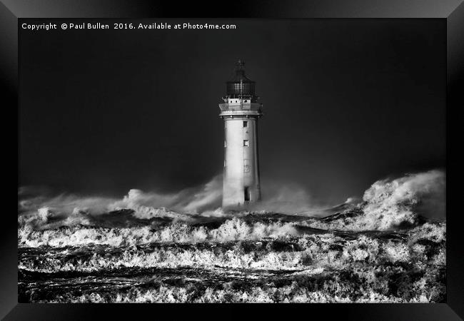 Perch Rock Lighthouse Framed Print by Paul Bullen