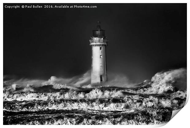 Perch Rock Lighthouse Print by Paul Bullen