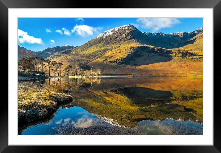 Buttermere  Framed Mounted Print by geoff shoults